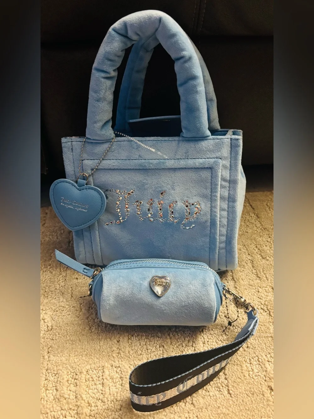 Juicy Couture "Big Spender" Mini Tote Set - Picture 1 of 15